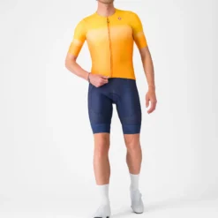 Uomo Castelli Maglie*agia UPF - Arancio