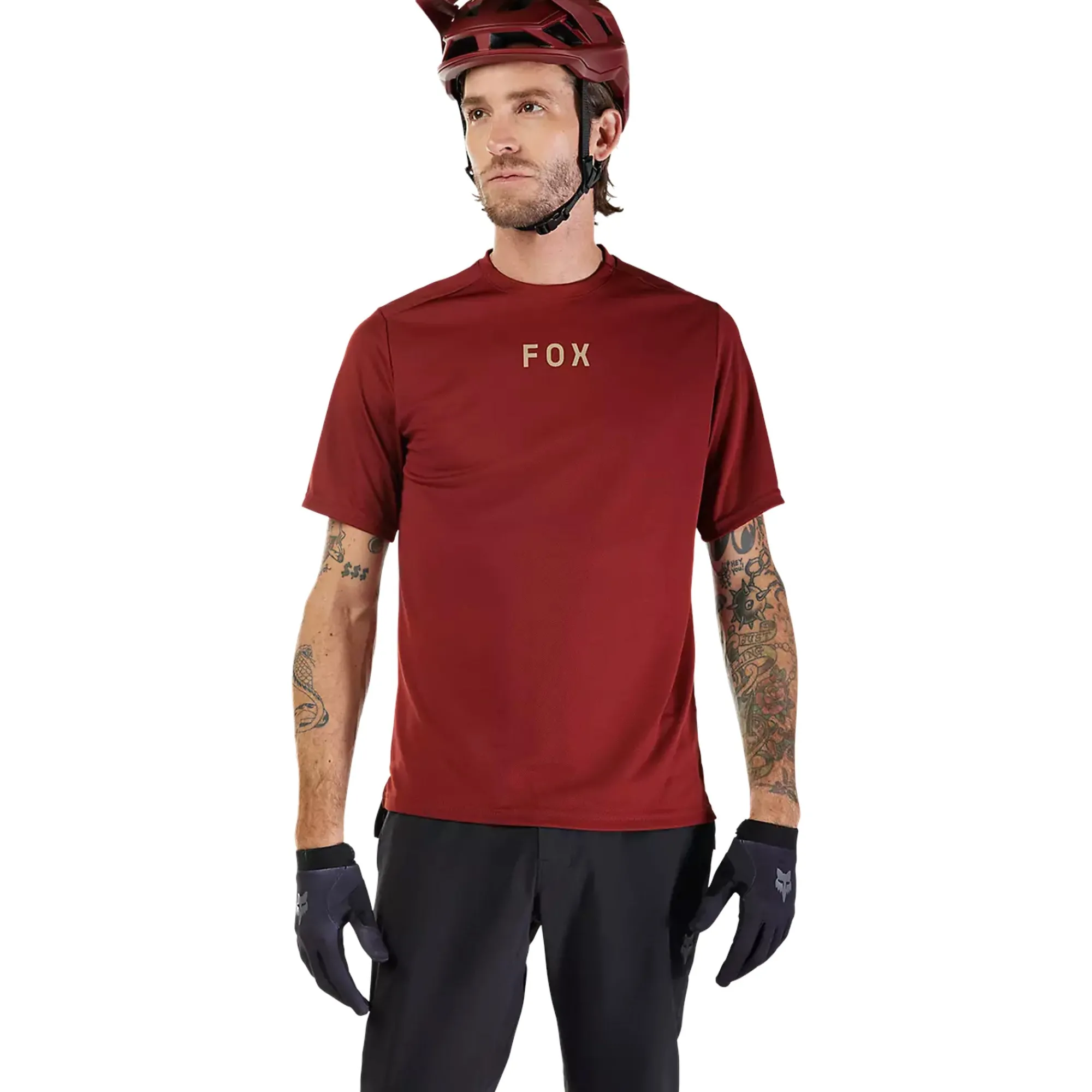 Uomo Fox Maglie*agia Ranger Wordark - Bordeaux