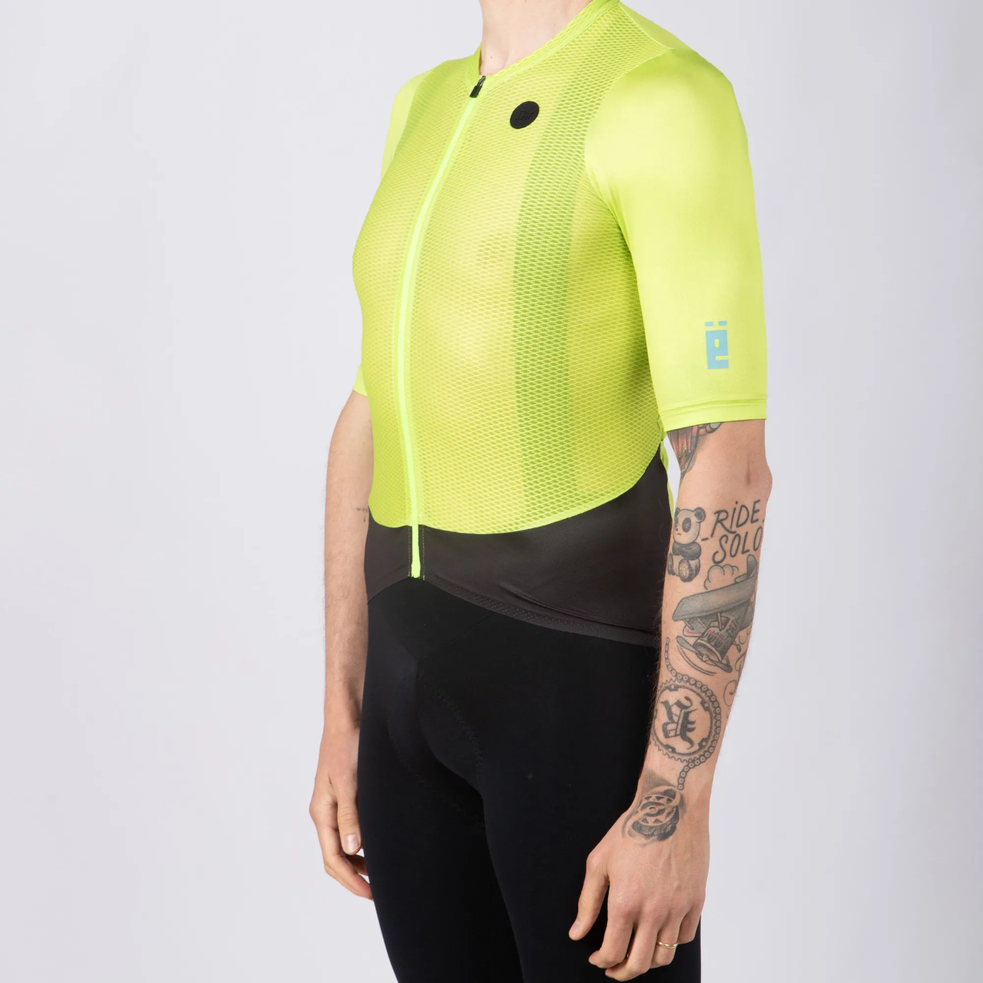 Uomo Jeuf Maglie*agia Jëuf Pro Ciber - Verde acido