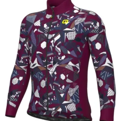 Uomo Ale Maglie*agia aniche unghe PRAGA Over - Bordeaux