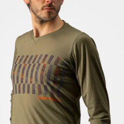 Uomo Castelli Maglie*agia aniche unghe Trai Tech Tee - scuro