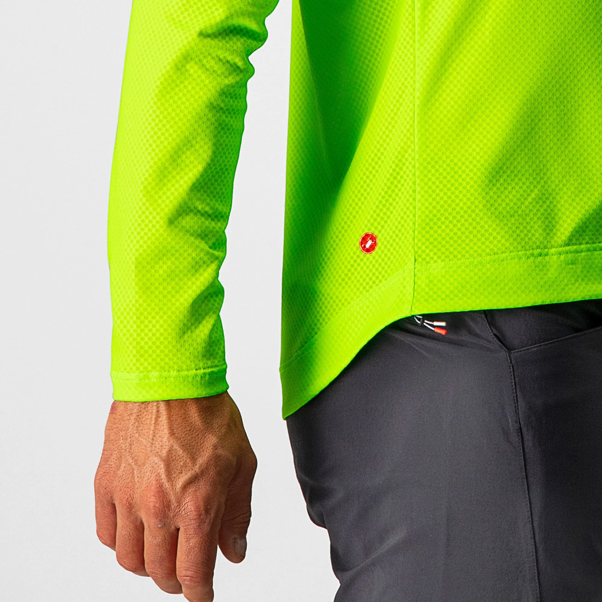Uomo Castelli Maglie*agia aniche unghe Trai Tech Tee - Verde