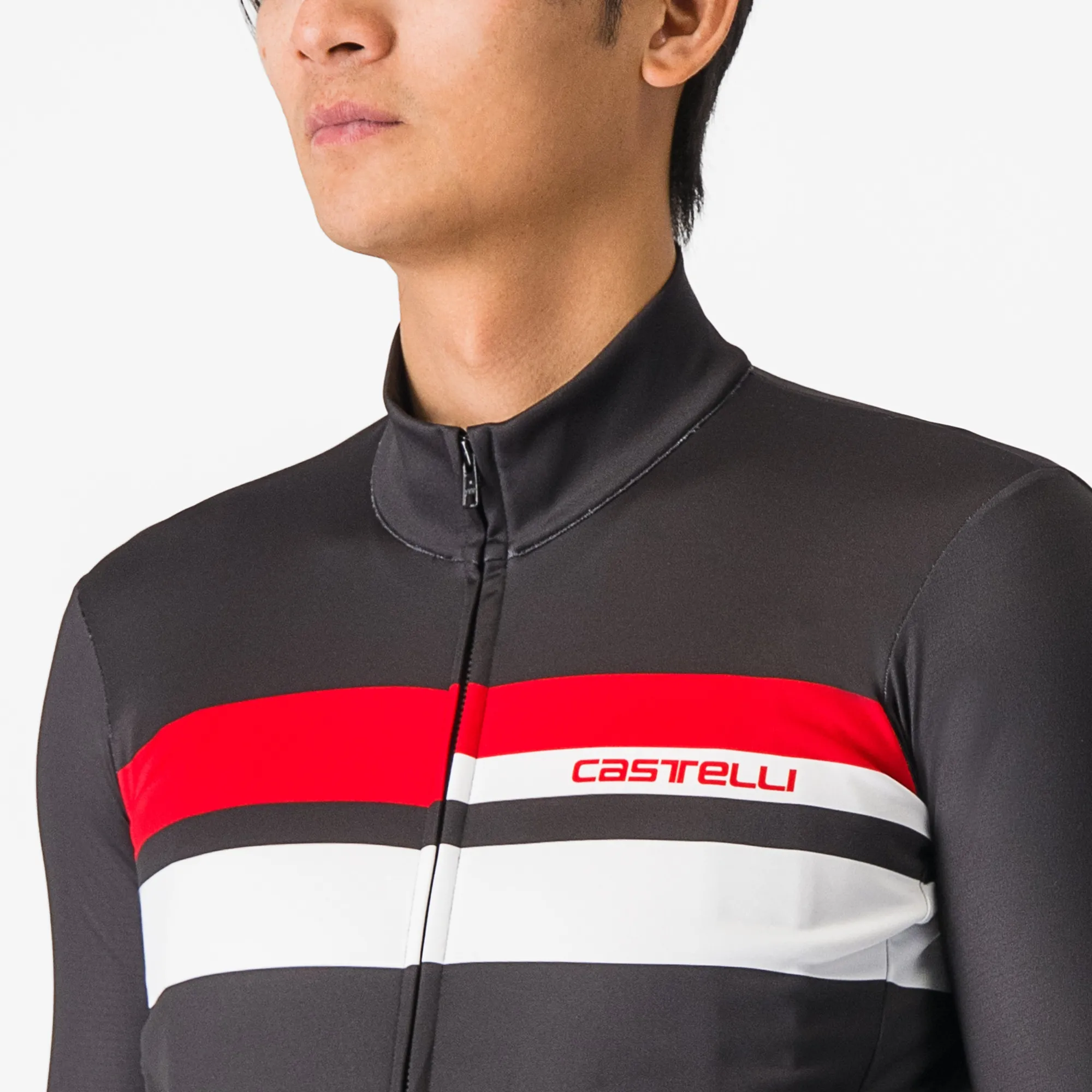 Uomo Castelli Maglie*agia aniche unghe ineare -