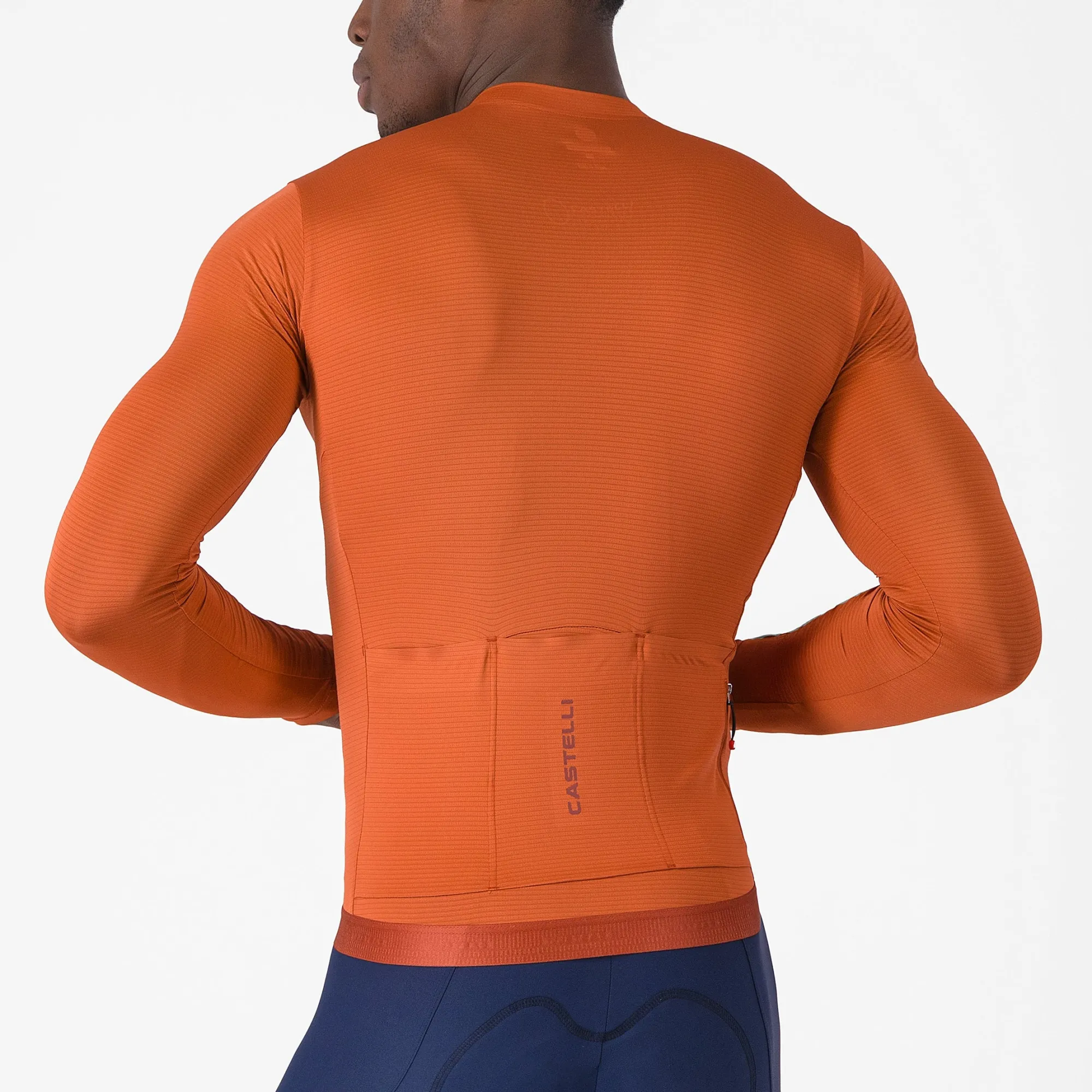 Uomo Castelli Maglie*agia aniche unghe Epreo 2 - Arancio