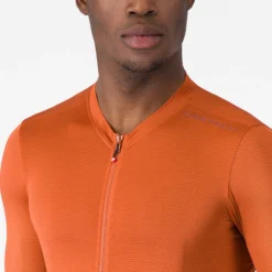 Uomo Castelli Maglie*agia aniche unghe Epreo 2 - Arancio