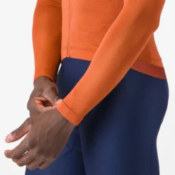 Uomo Castelli Maglie*agia aniche unghe Epreo 2 - Arancio