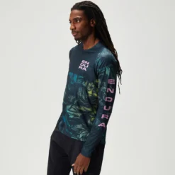 Uomo Endura Maglie*agia aniche unghe Tropica Print TD -