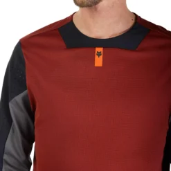 Uomo Fox Maglie*agia aniche unghe Defend - Bordeaux