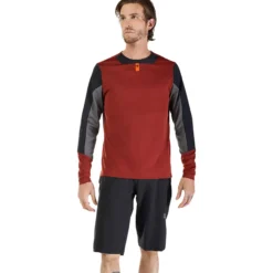Uomo Fox Maglie*agia aniche unghe Defend - Bordeaux