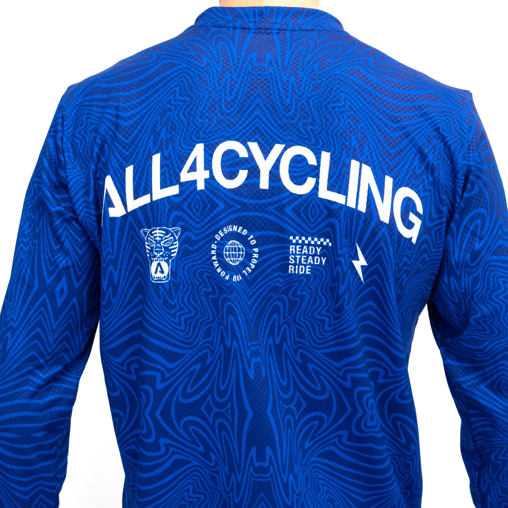 Uomo All4cycling Maglie*agia aniche unghe tb Tea - The Tiger