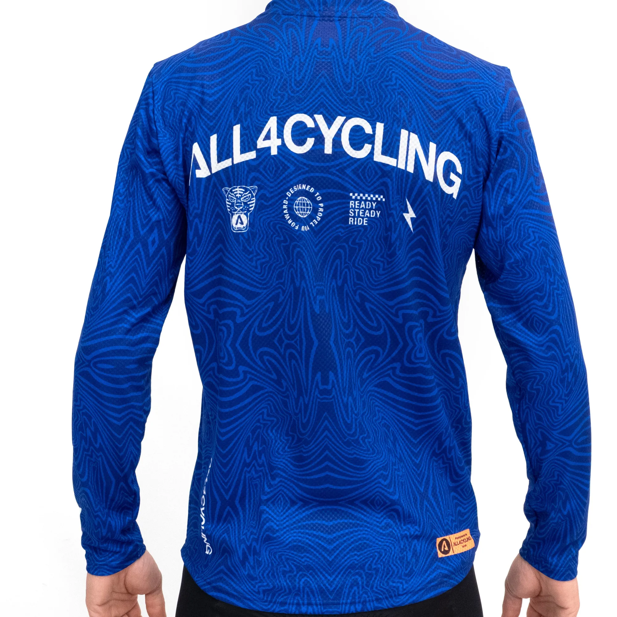 Uomo All4cycling Maglie*agia aniche unghe tb Tea - The Tiger