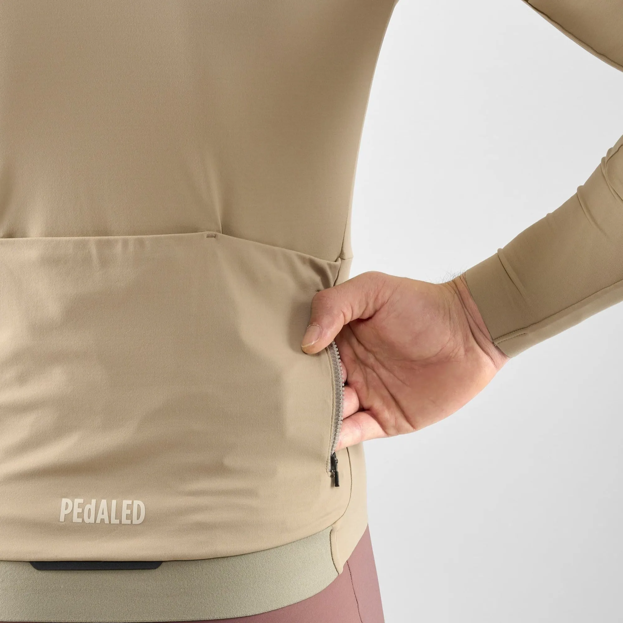 Uomo PEdALED Maglie*agia aniche unghe Eeent - Beige