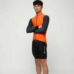 Uomo Pissei Maglie*agia aniche unghe onvio - Arancio grigio