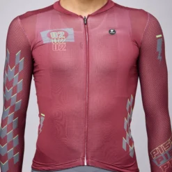 Uomo Pissei Maglie*agia aniche unghe Thunder - Bordeaux