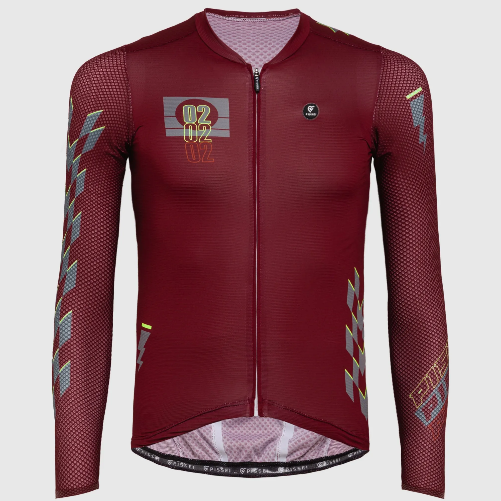 Uomo Pissei Maglie*agia aniche unghe Thunder - Bordeaux