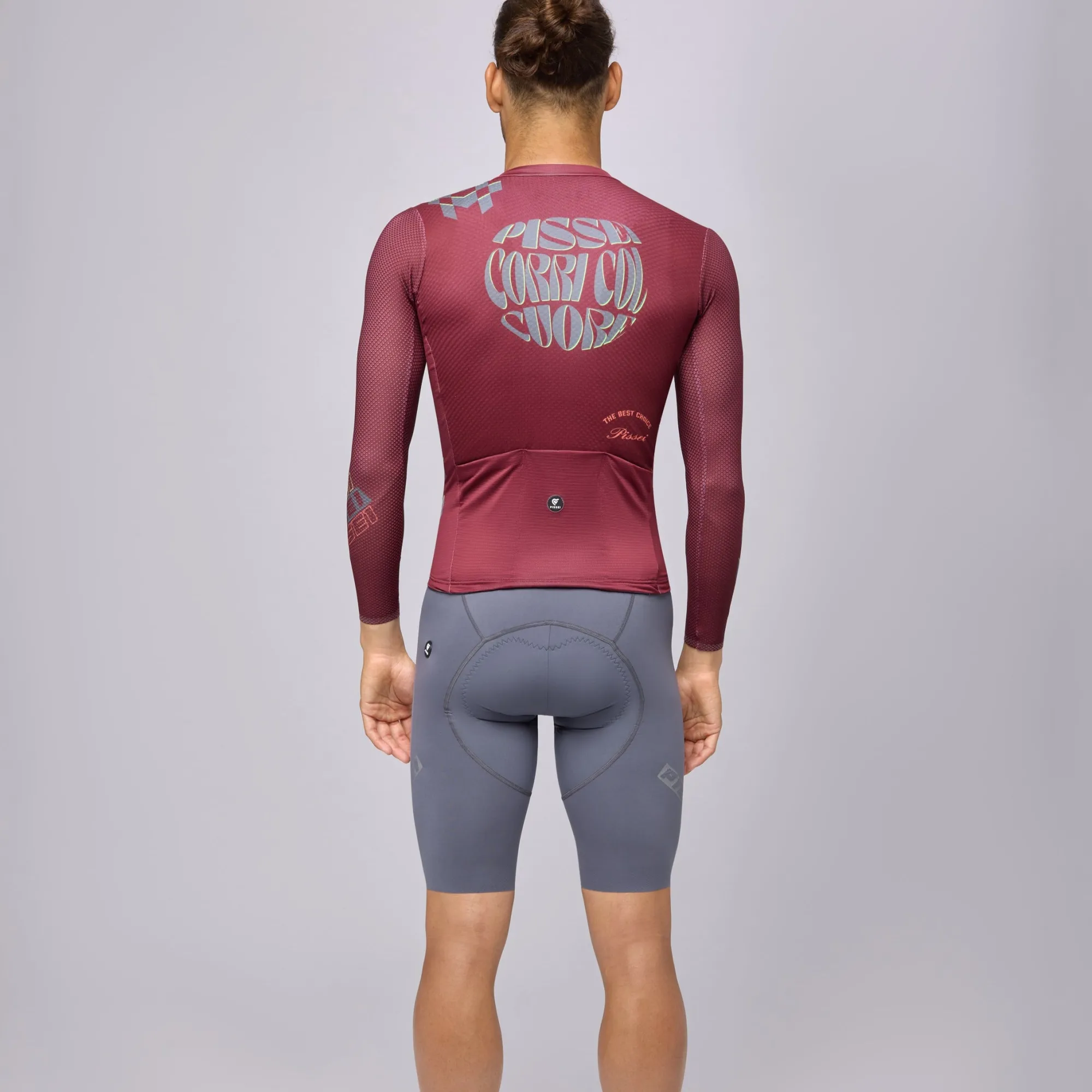 Uomo Pissei Maglie*agia aniche unghe Thunder - Bordeaux