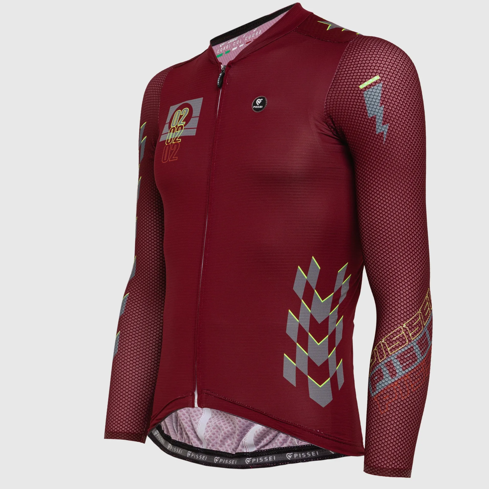Uomo Pissei Maglie*agia aniche unghe Thunder - Bordeaux