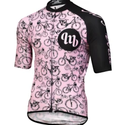 Uomo MbWear Maglie*agia Granfondo - Bike Pink
