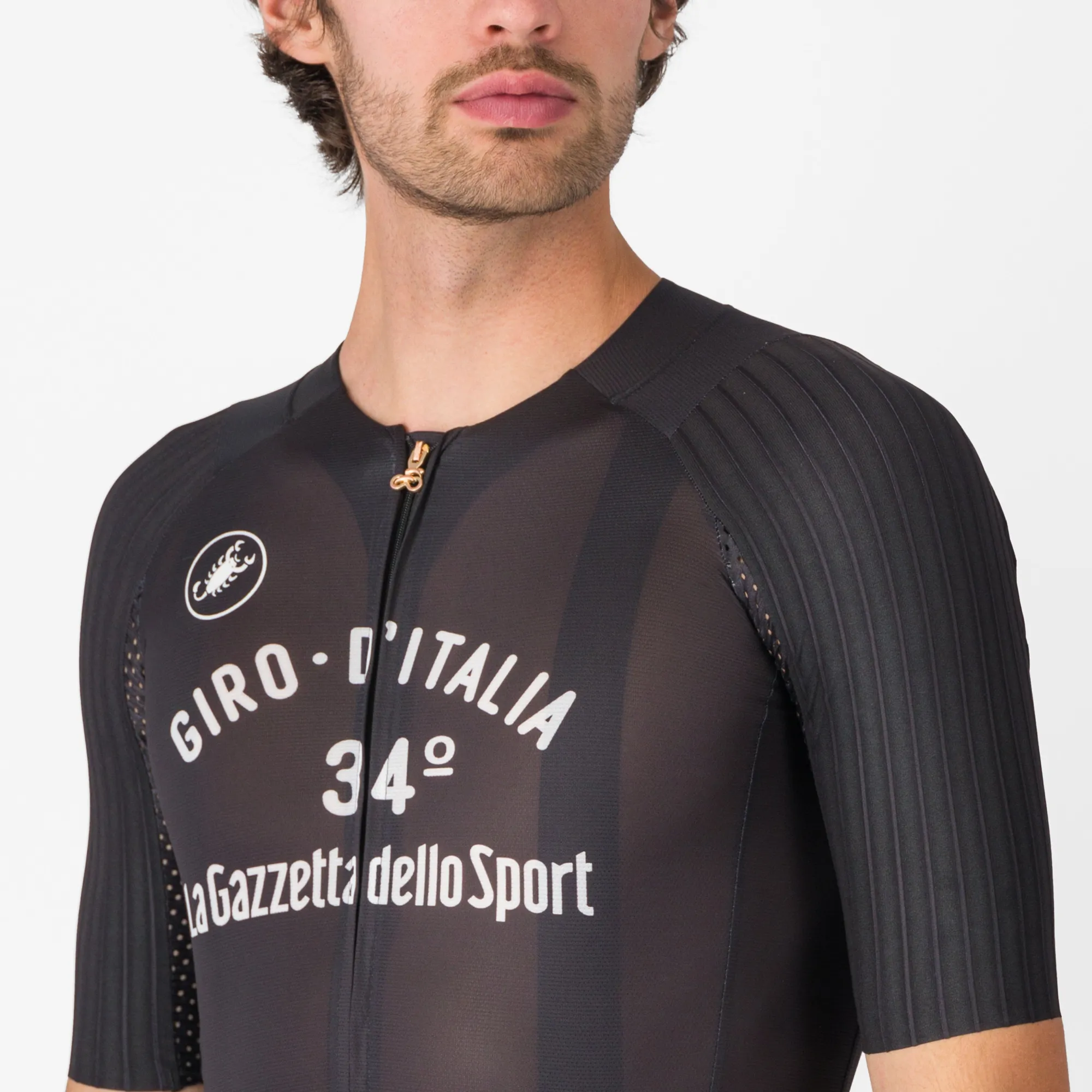 Uomo Castelli Maglie*agia Nera Vintage 34 Giro d'Itaia 2025