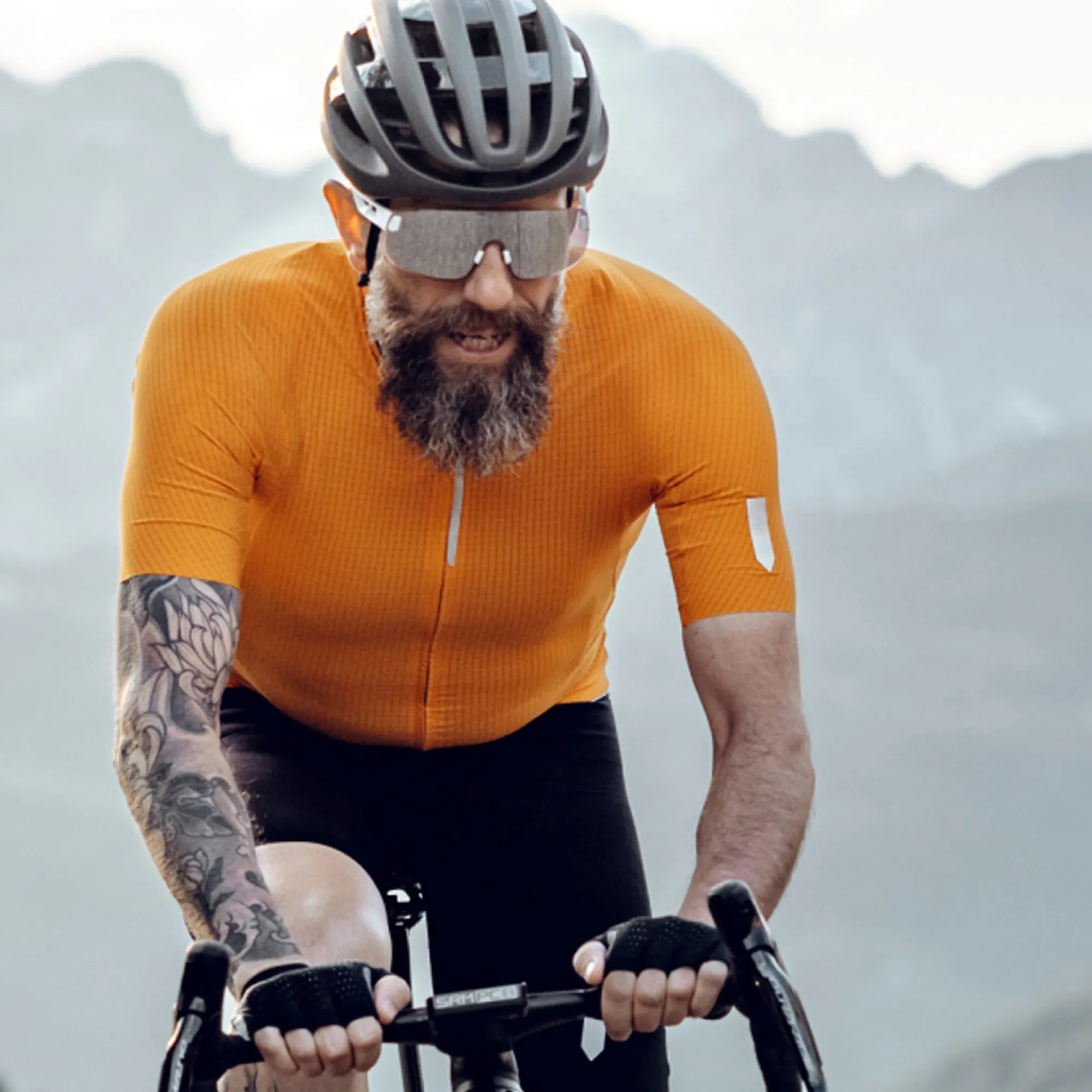 Uomo Q36.5 Maglie*agia Pintripe Pro - Arancio