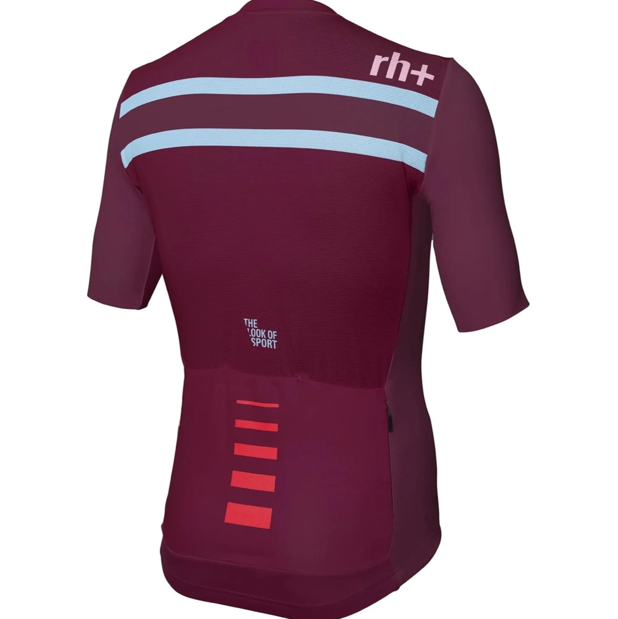 Uomo Zerorh Maglie*agia Rh+ Pacer - Bordeaux