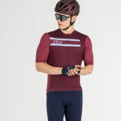 Uomo Zerorh Maglie*agia Rh+ Pacer - Bordeaux