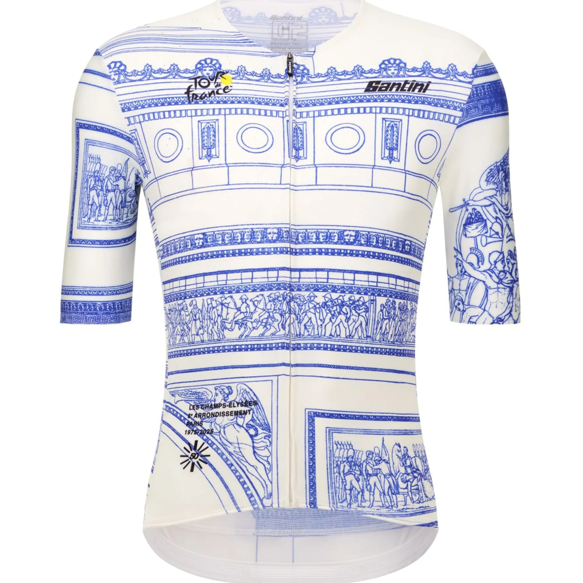Uomo Santini Maglie*agia Tour de France Arc de Triophe -