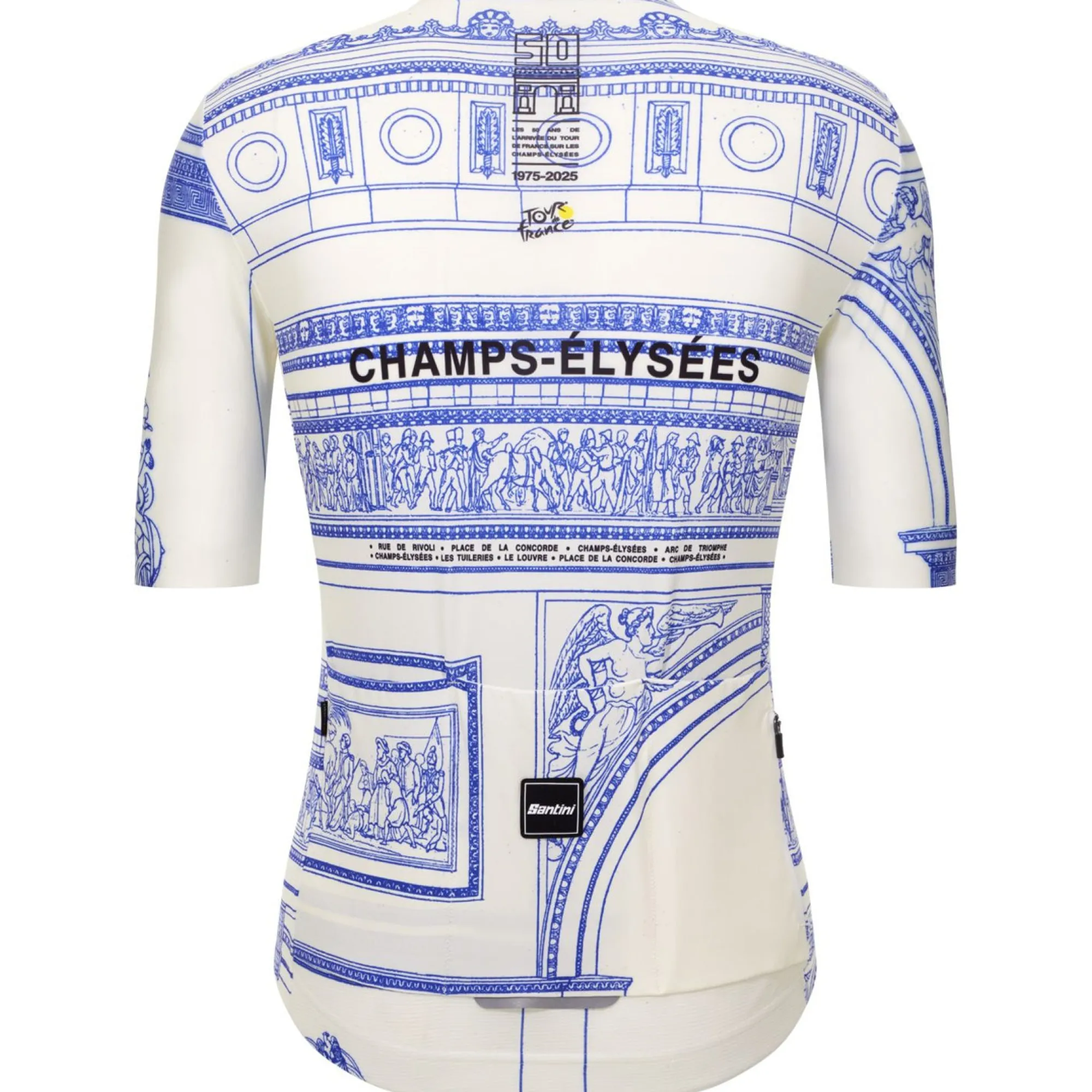 Uomo Santini Maglie*agia Tour de France Arc de Triophe -