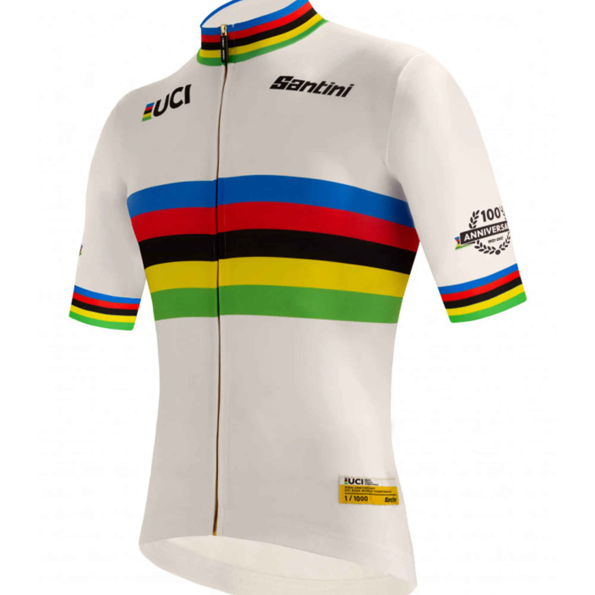 Uomo Santini Maglie*agia UCI Road 100 God
