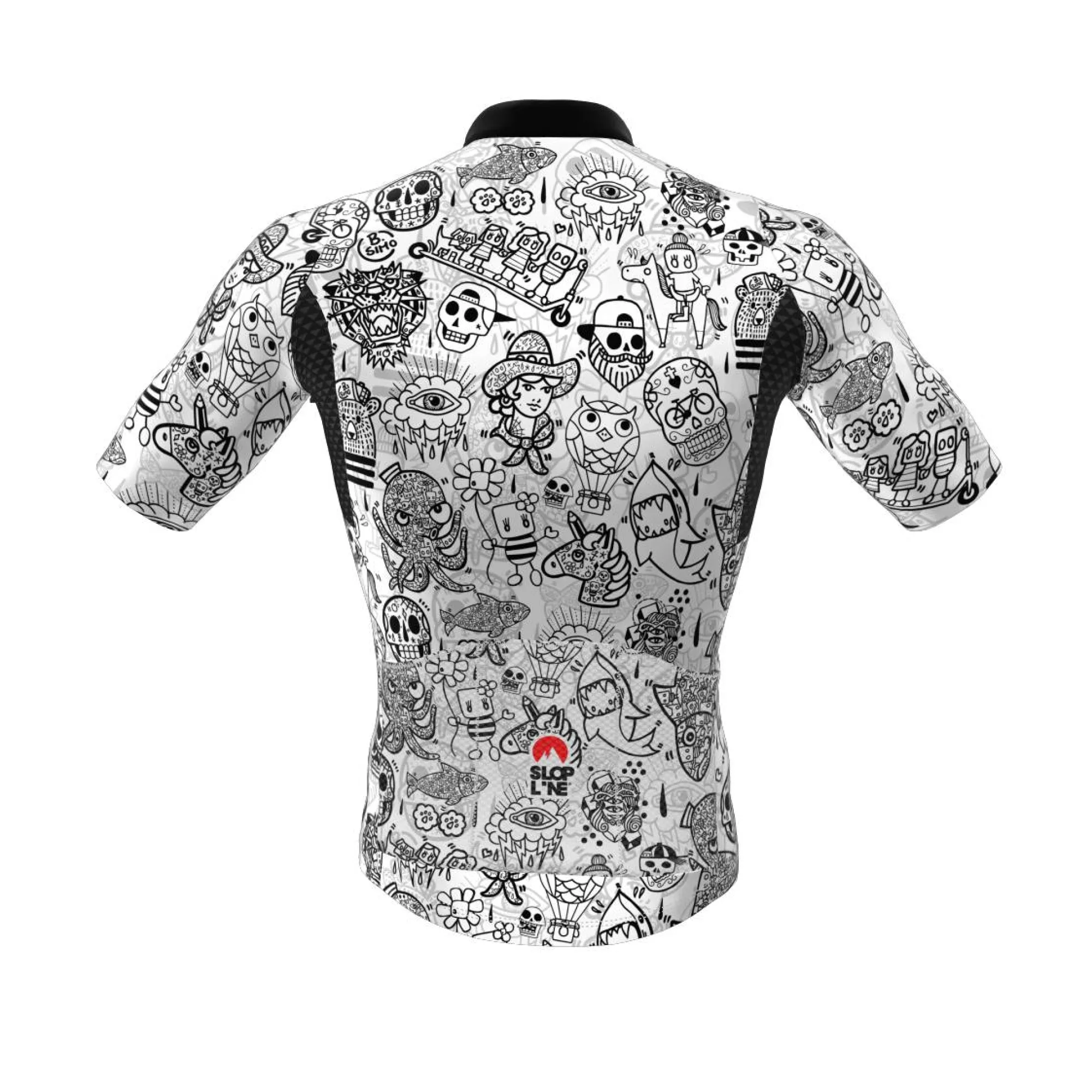 Uomo Slopline Maglie*agia Sorano Back & White