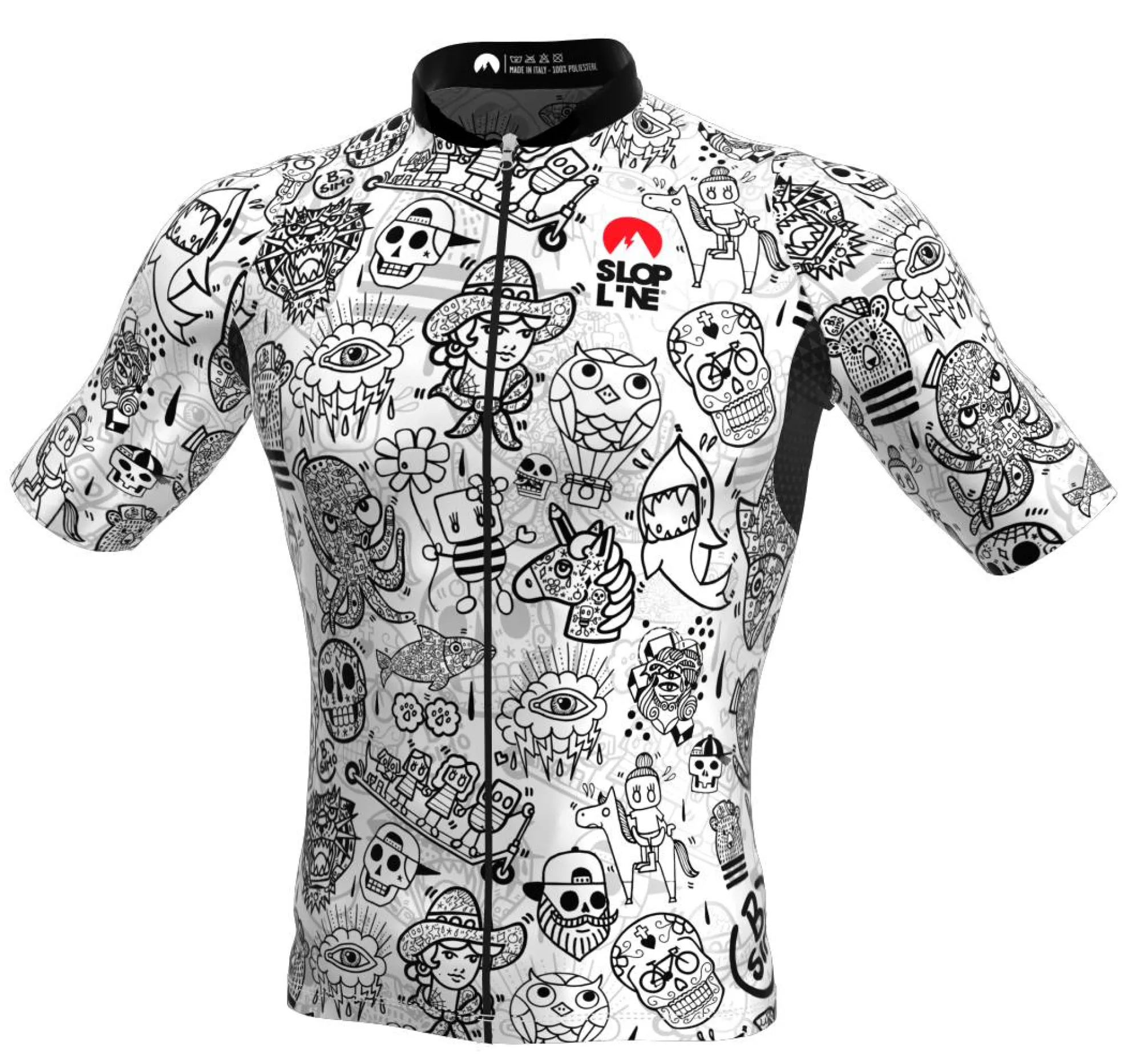 Uomo Slopline Maglie*agia Sorano Back & White