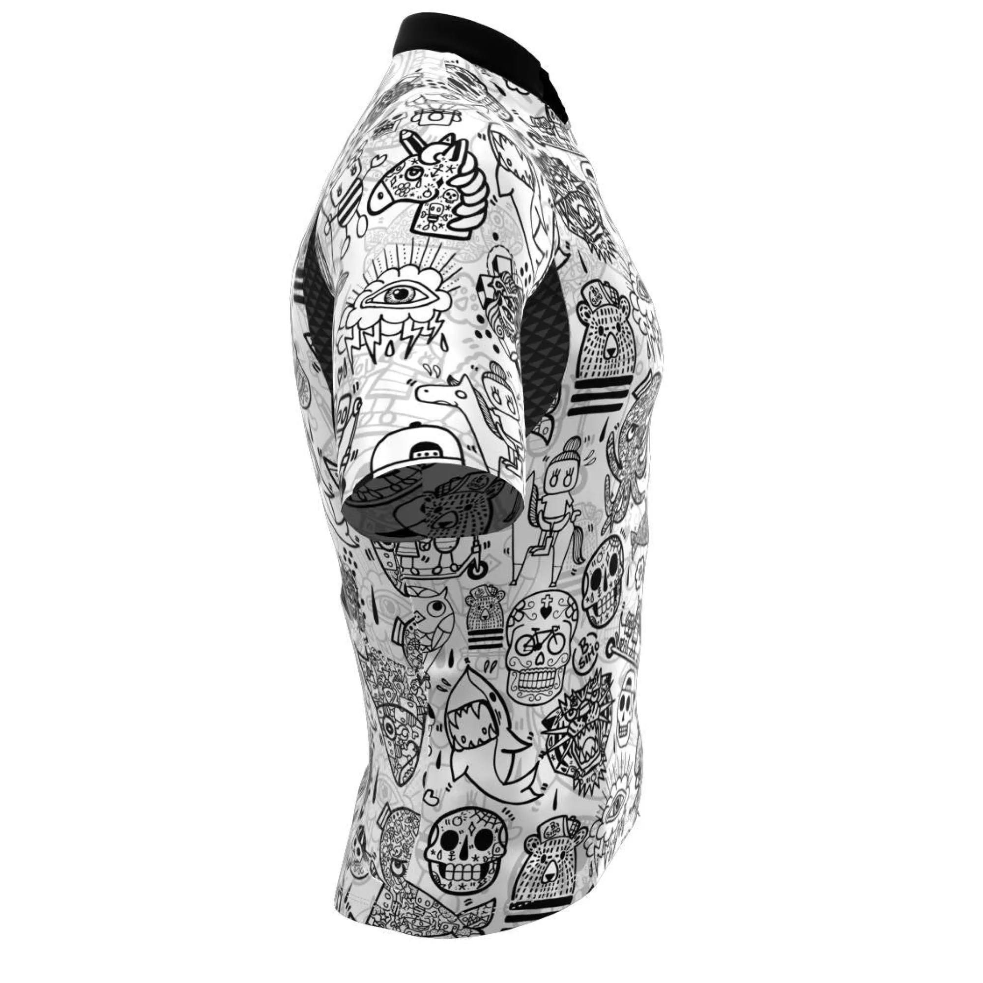 Uomo Slopline Maglie*agia Sorano Back & White