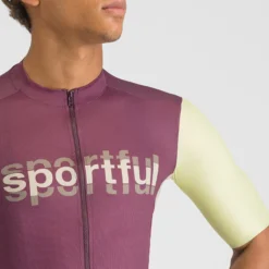 Uomo Sportful Maglie*agia upergiara ogo - Bordeaux
