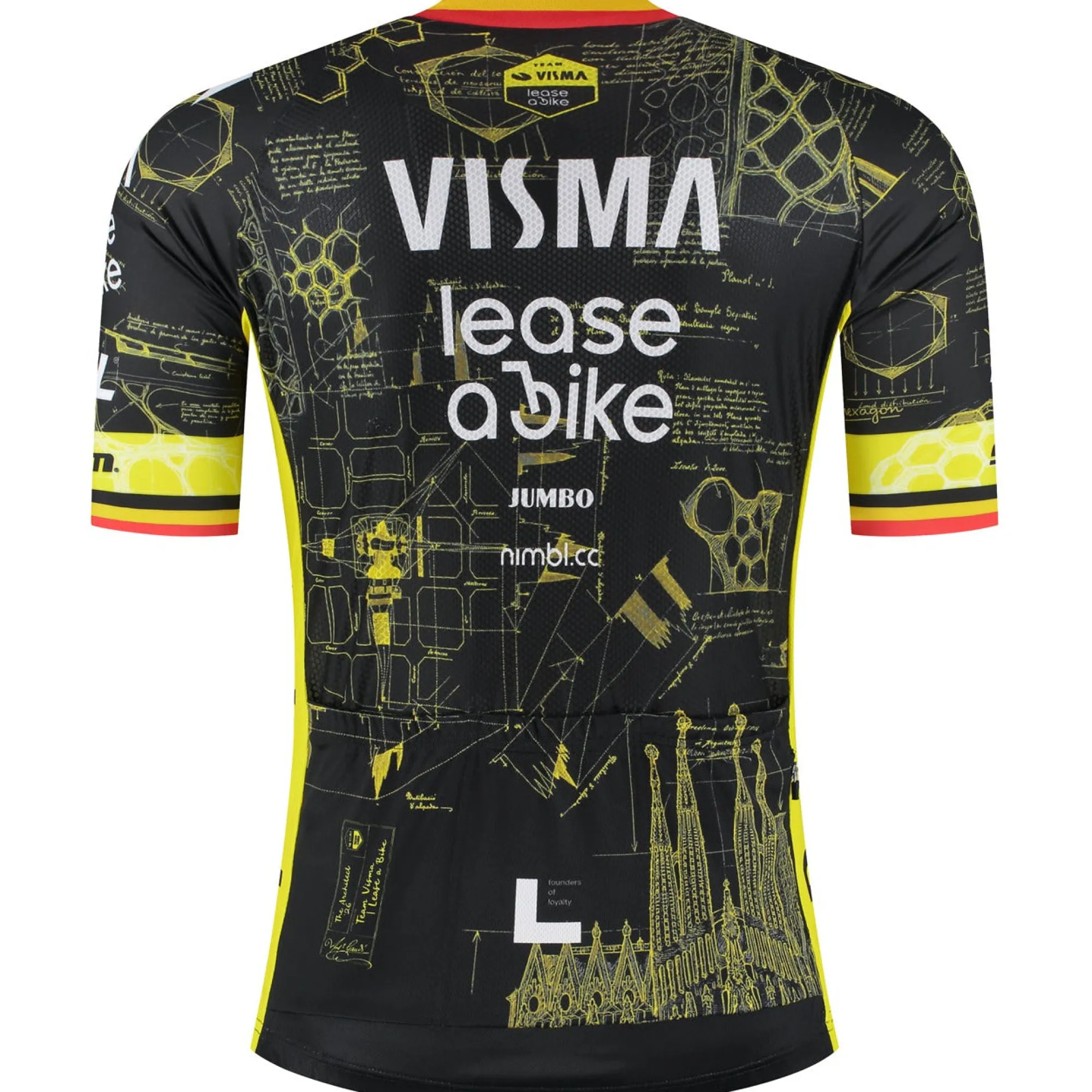 Uomo Yellow B. Maglie*agia Tea Via eae a bike 2026 The Architect - Wout van Aert