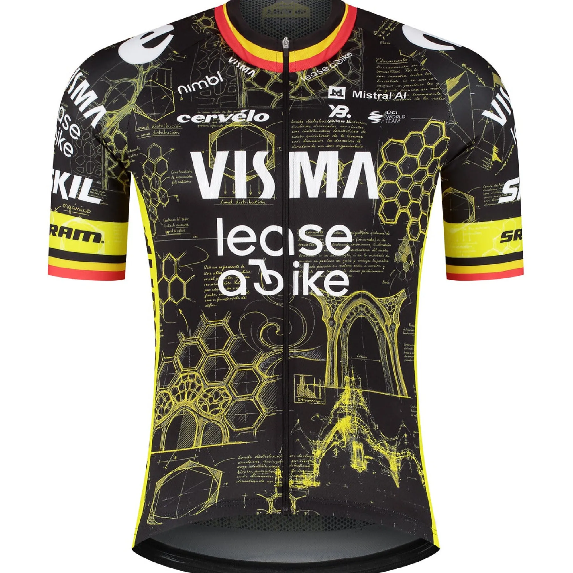 Uomo Yellow B. Maglie*agia Tea Via eae a bike 2026 The Architect - Wout van Aert