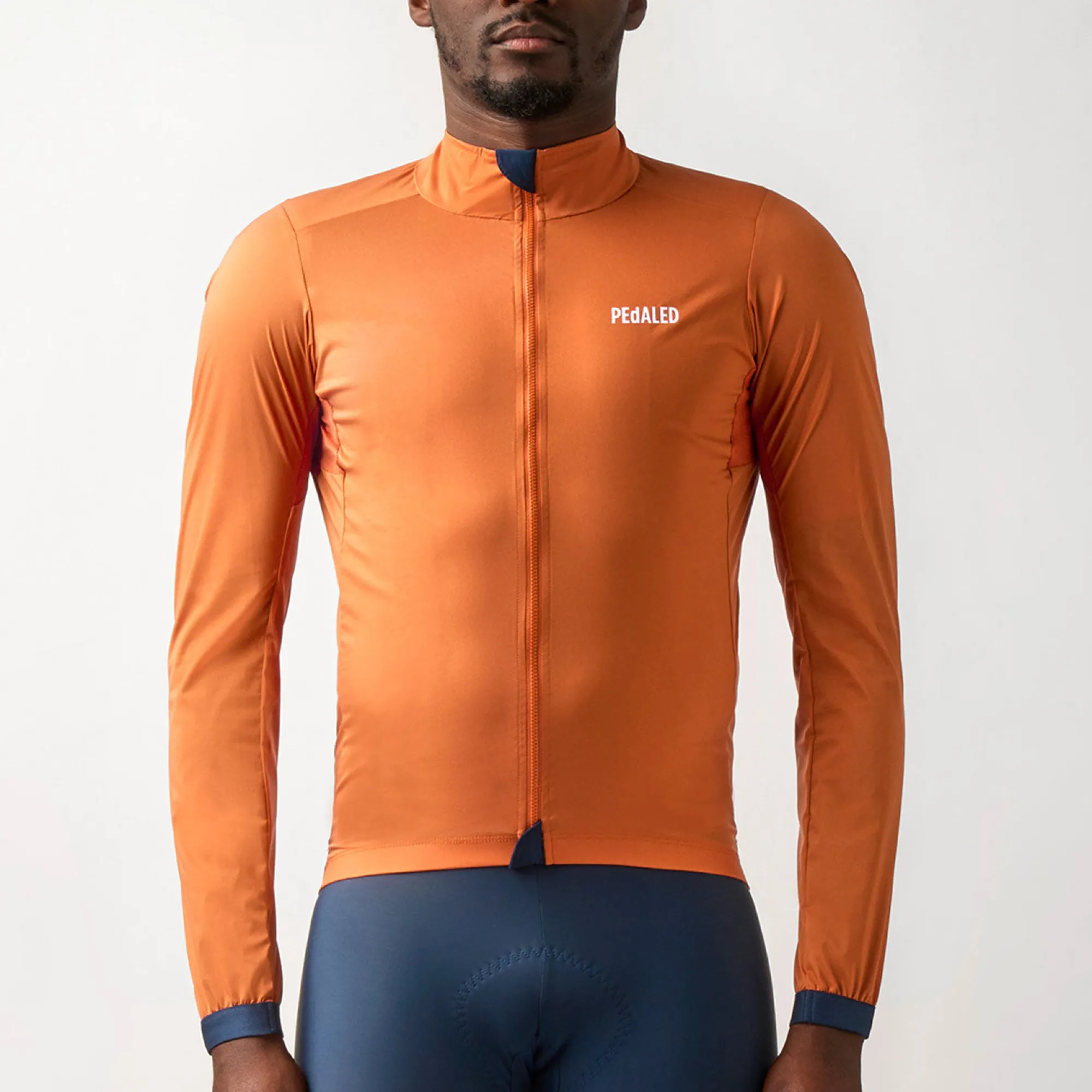 Uomo PEdALED Giacche*anteina Essentia - Arancio