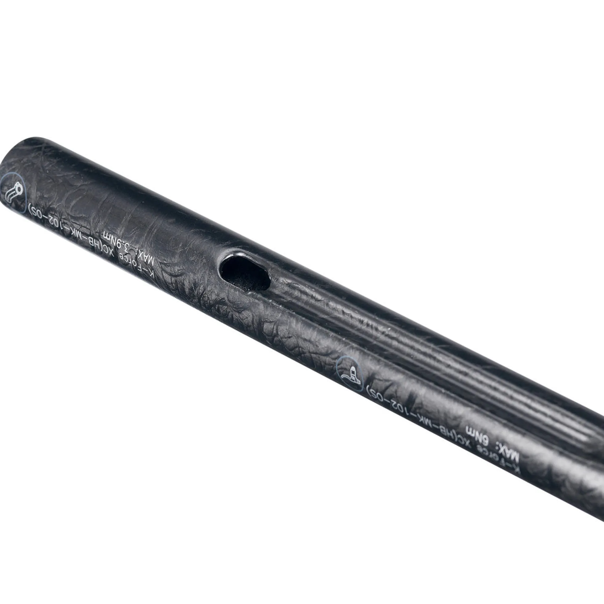 Manubrio FSA KFX Carbon Flat - Nero