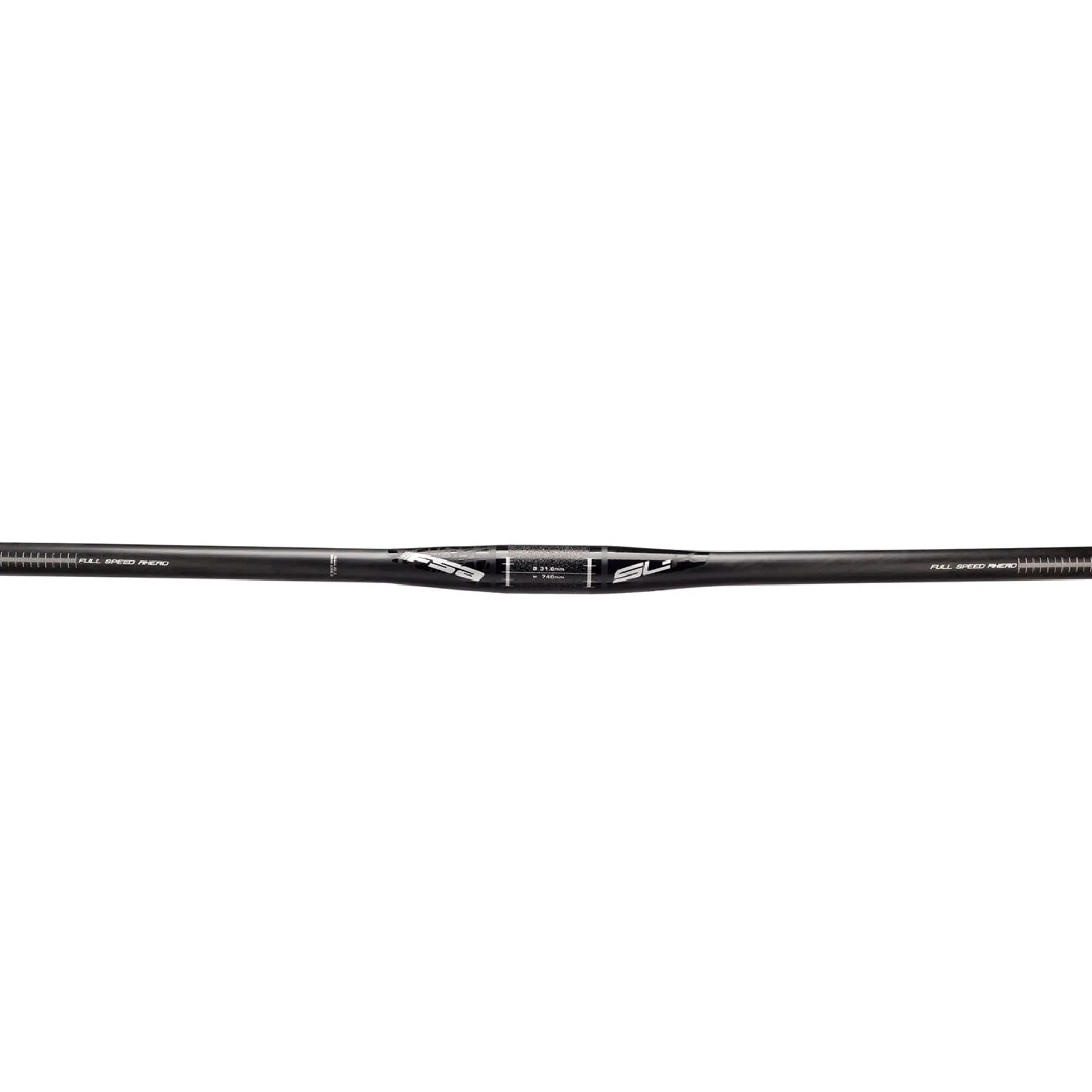 Manubrio FSA SL-K Pro Flat Carbon - Nero
