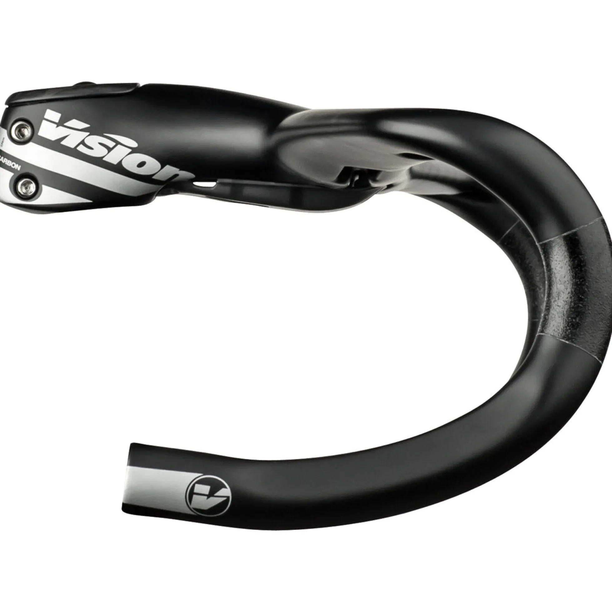 Manubrio integrato Vision Metron 5D 400 mm - Nero grigio