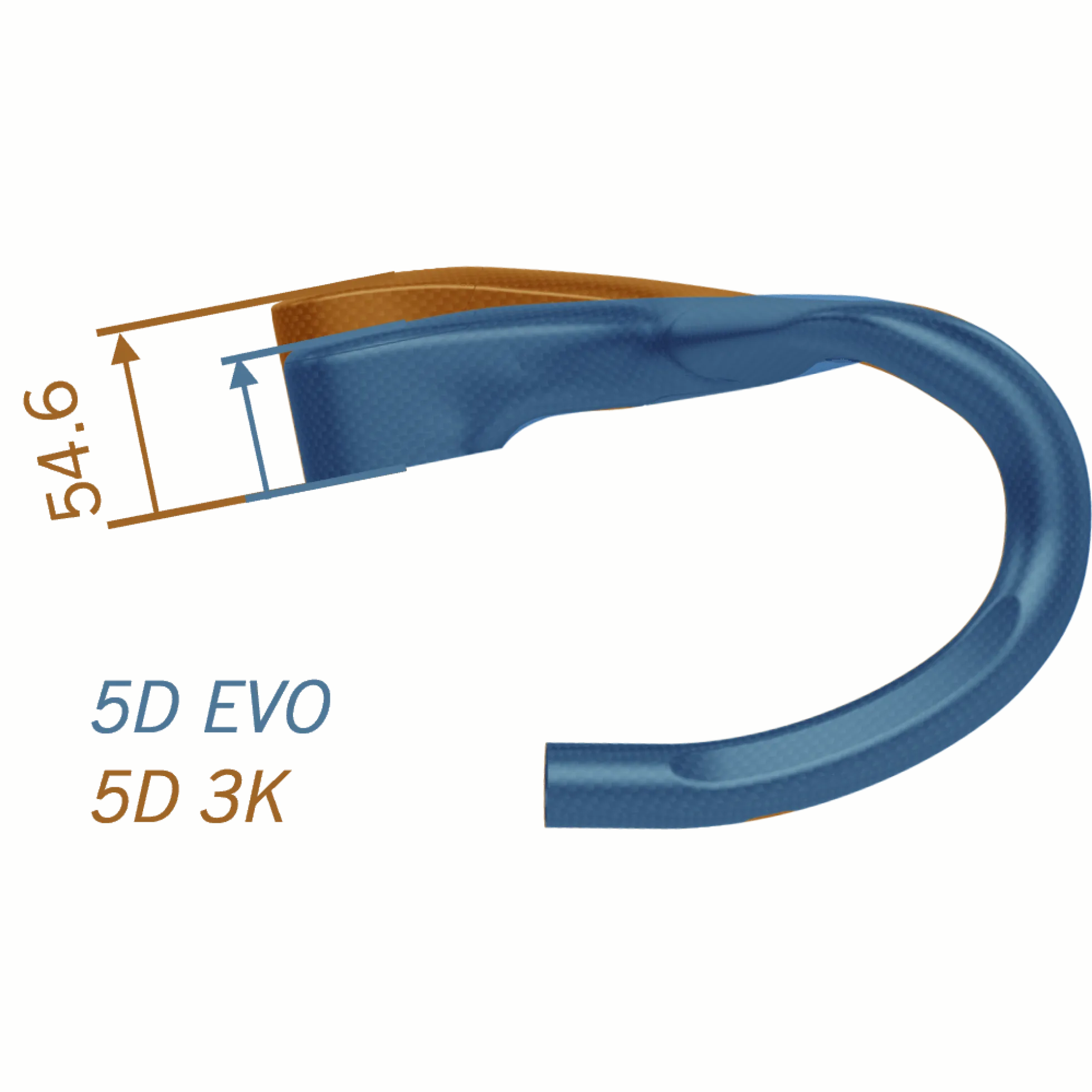 Manubrio integrato Vision Metron 5D ACR EVO 380 mm B4 - Nero
