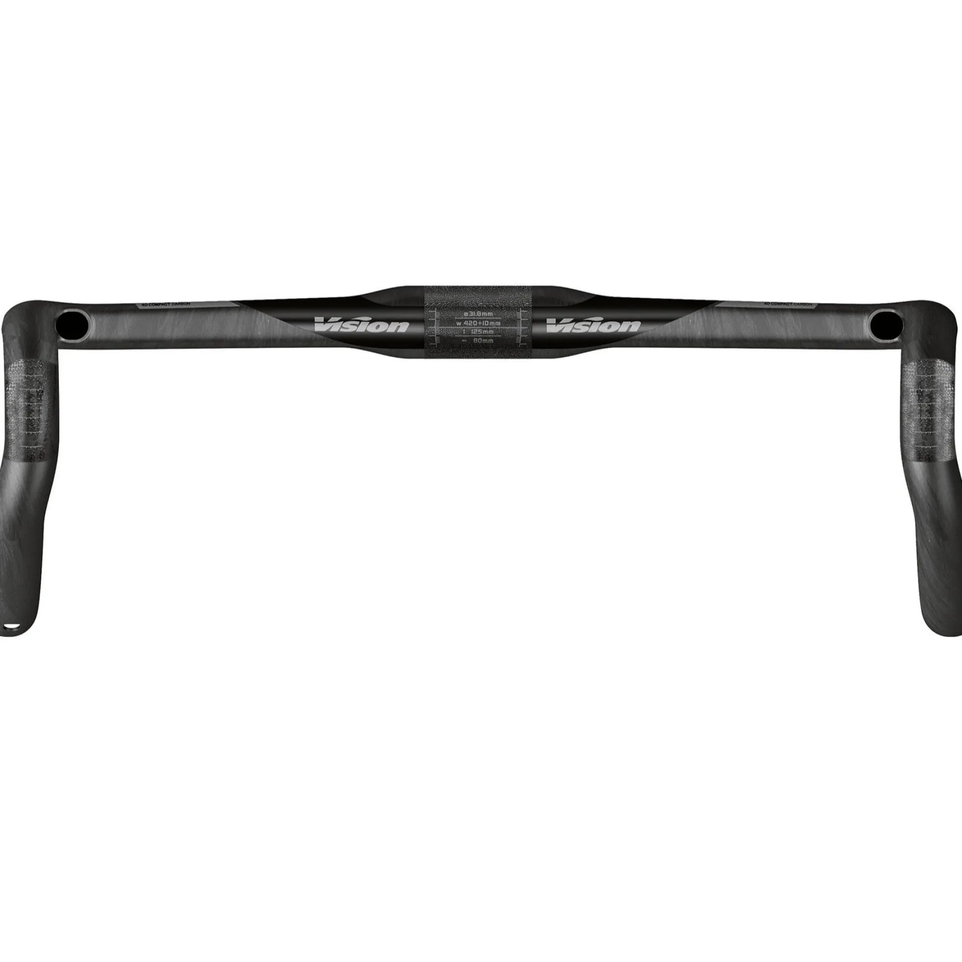 Manubrio Vision Trimax Carbon Aero ACR - Nero grigio
