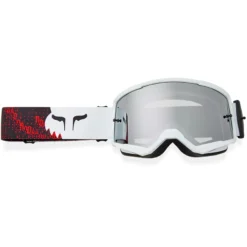 Maschera Fox Main Kairos - Bianco Rosso