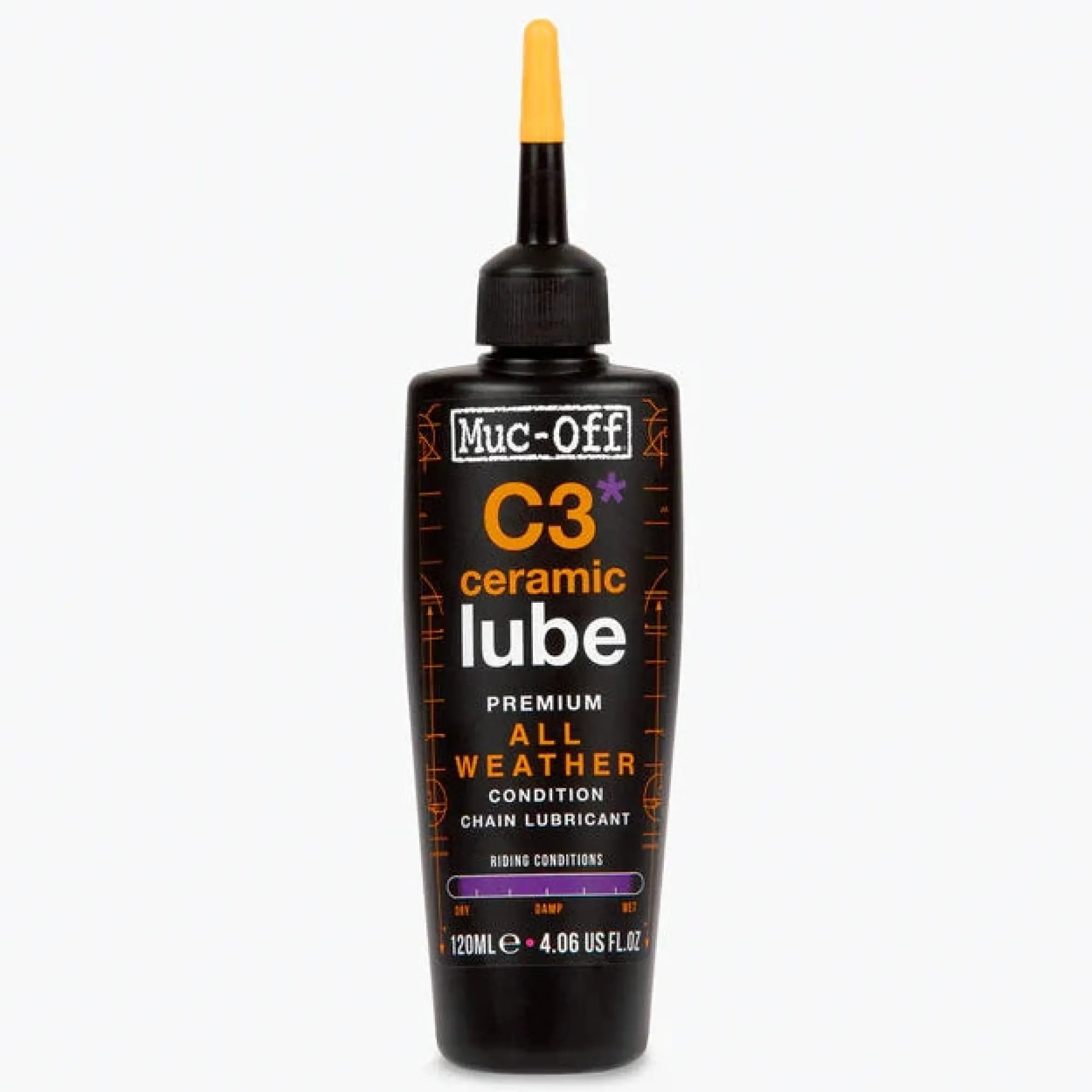 Muc-off Olio Lubrificante|Manutenzione*All Weather Ceramic Lube Biodegradabile - 120 ml
