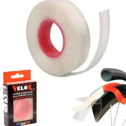 Velox Kit Tubeless E Liquido Sigillante|Manutenzione*Nastro Biadesivo per Tubolari 700x18mm per Ruote in Carbonio 1 Ruota