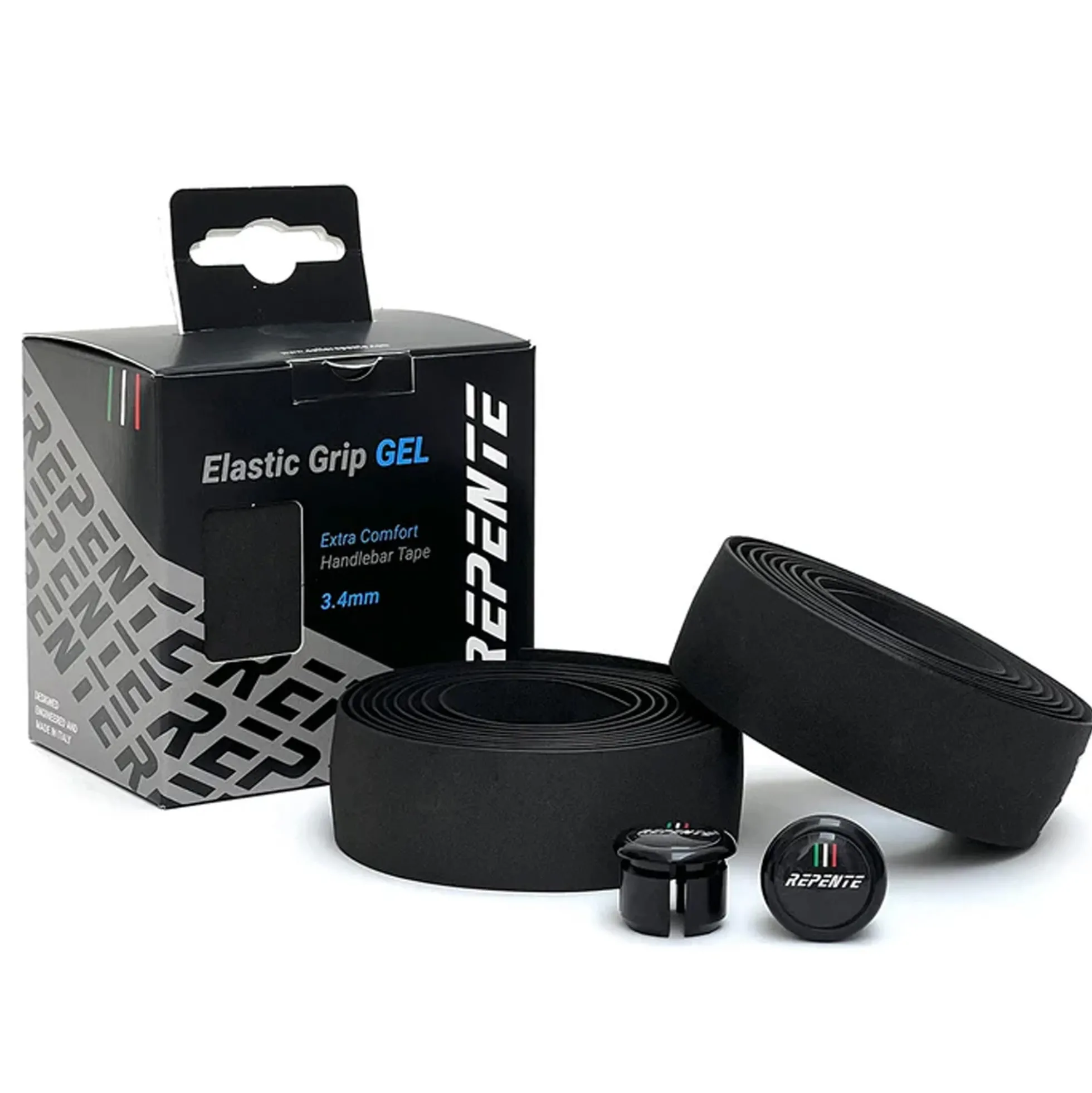 Nastro manubrio Repente Elastic Grip Gel - Nero