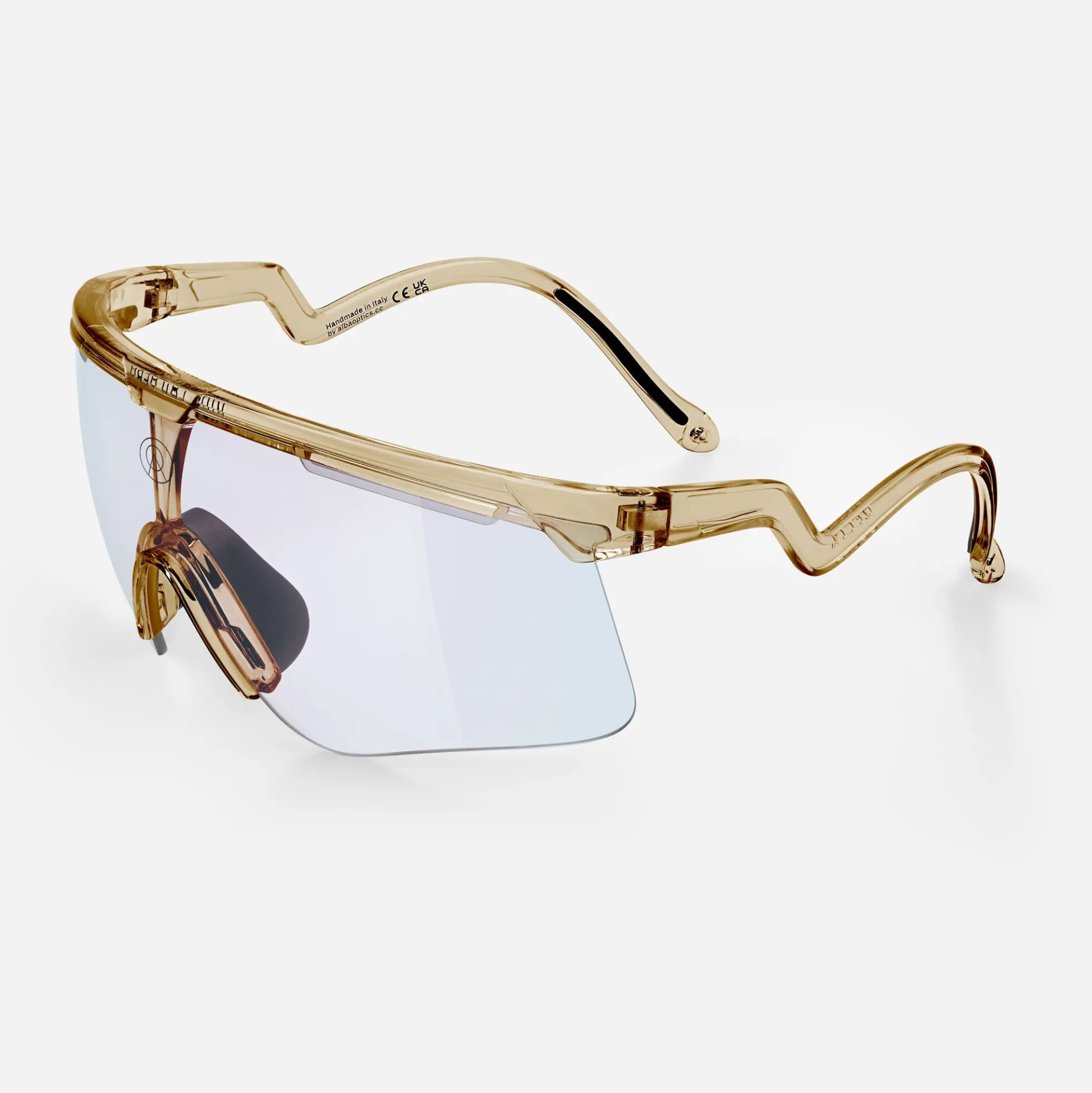 Occhiali Alba Optics Delta - Smoke Glossy Vzum F-Lens Fire
