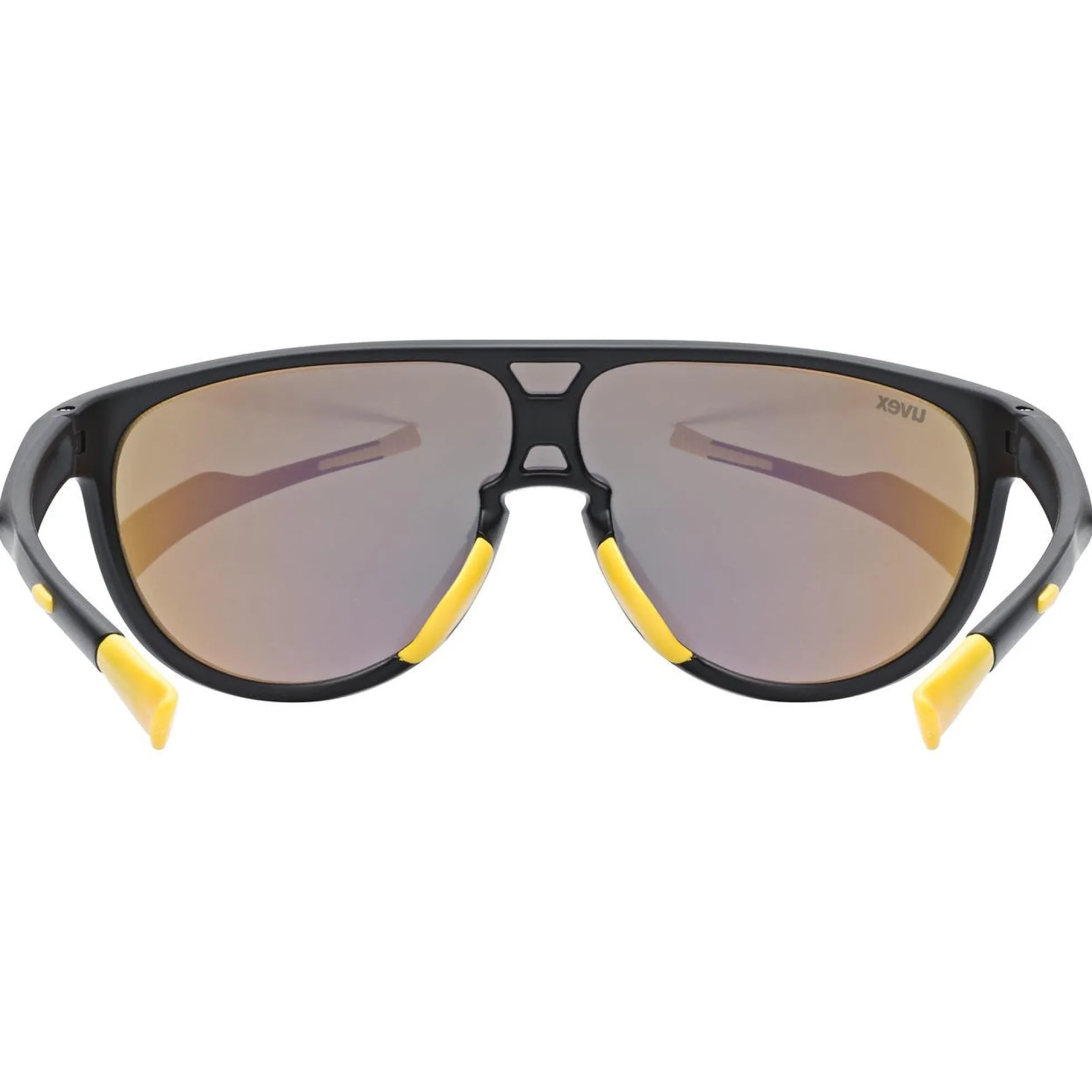 Occhiali Bambino Uvex Sportstyle 515 - Black Matt Mirror Yellow