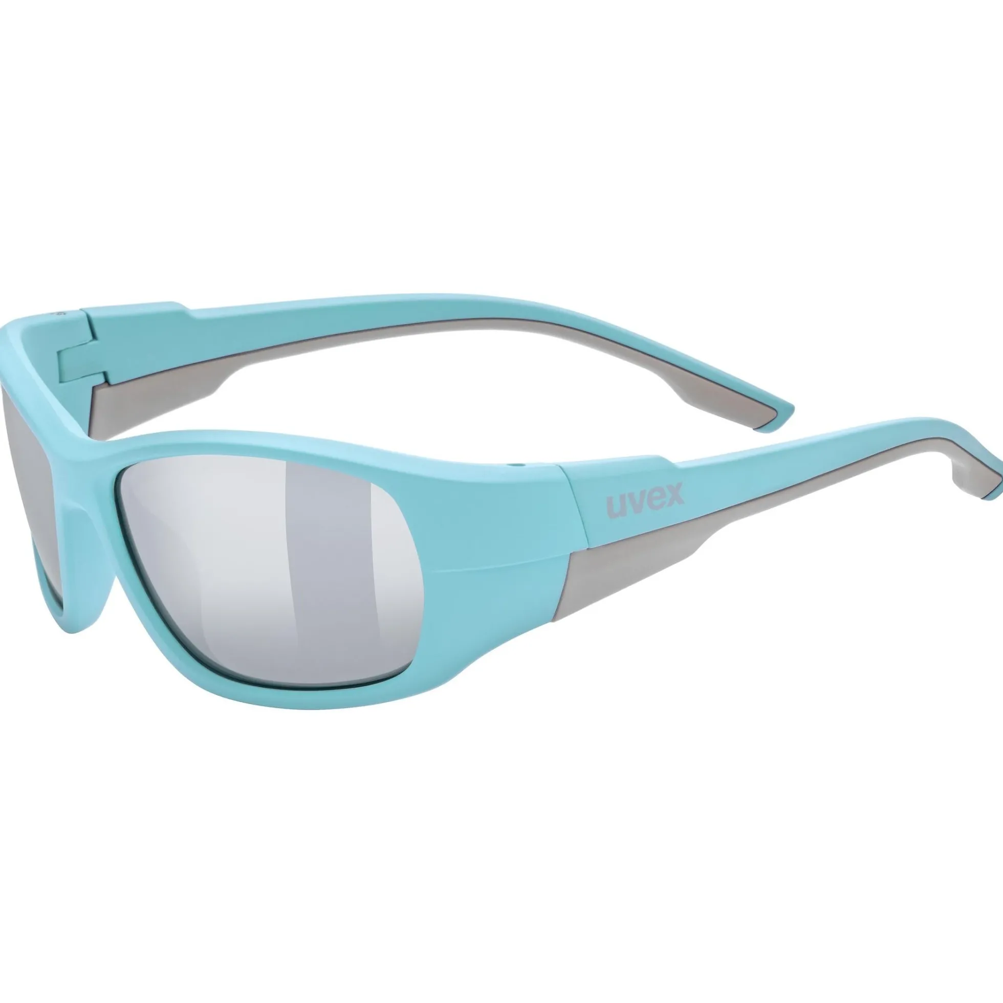 Occhiali Bambino Uvex Sportstyle 514 - Lightblue Matt Mirror Silver