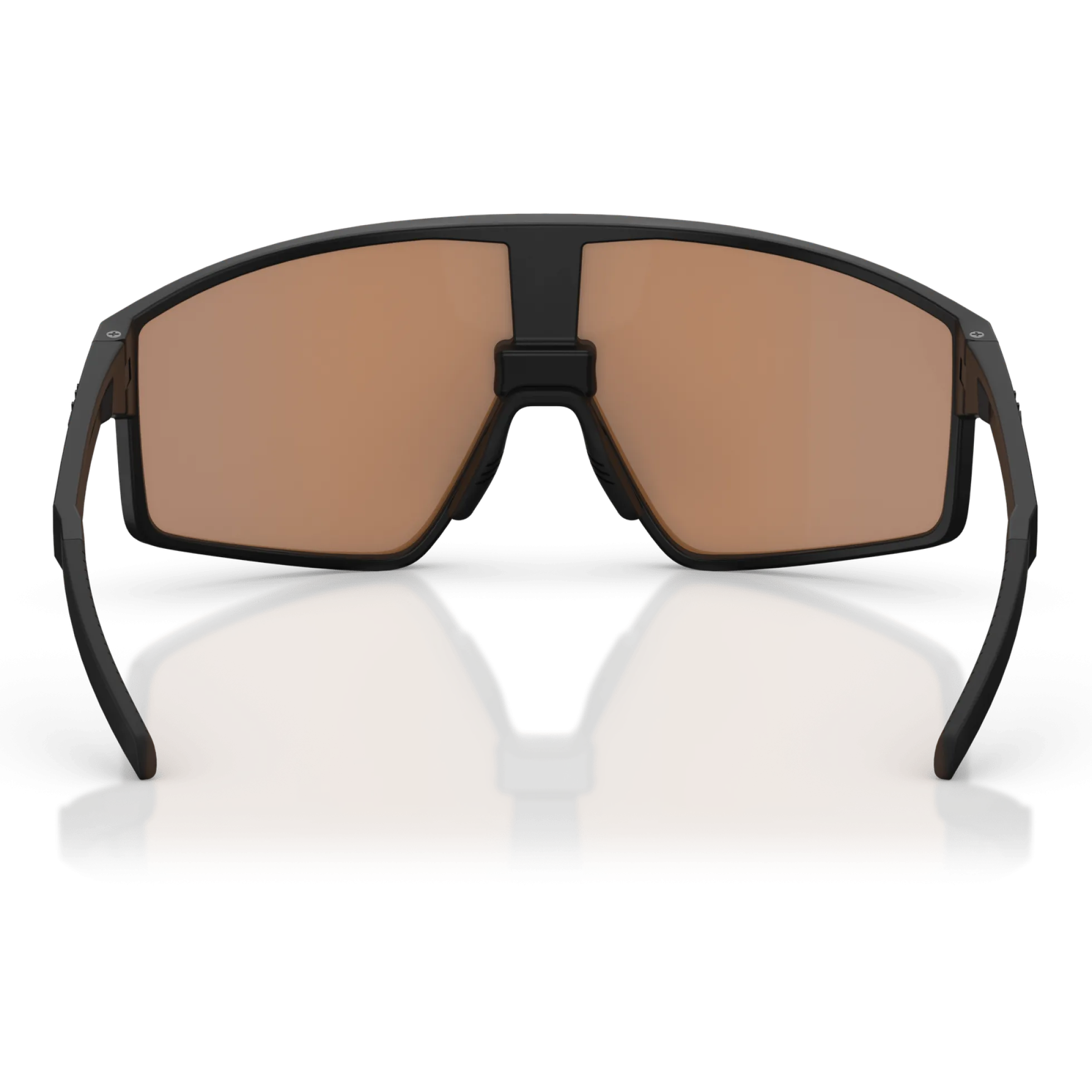 Occhiali Bliz P002 - Matt Black Coral-Orange Mirror Blue