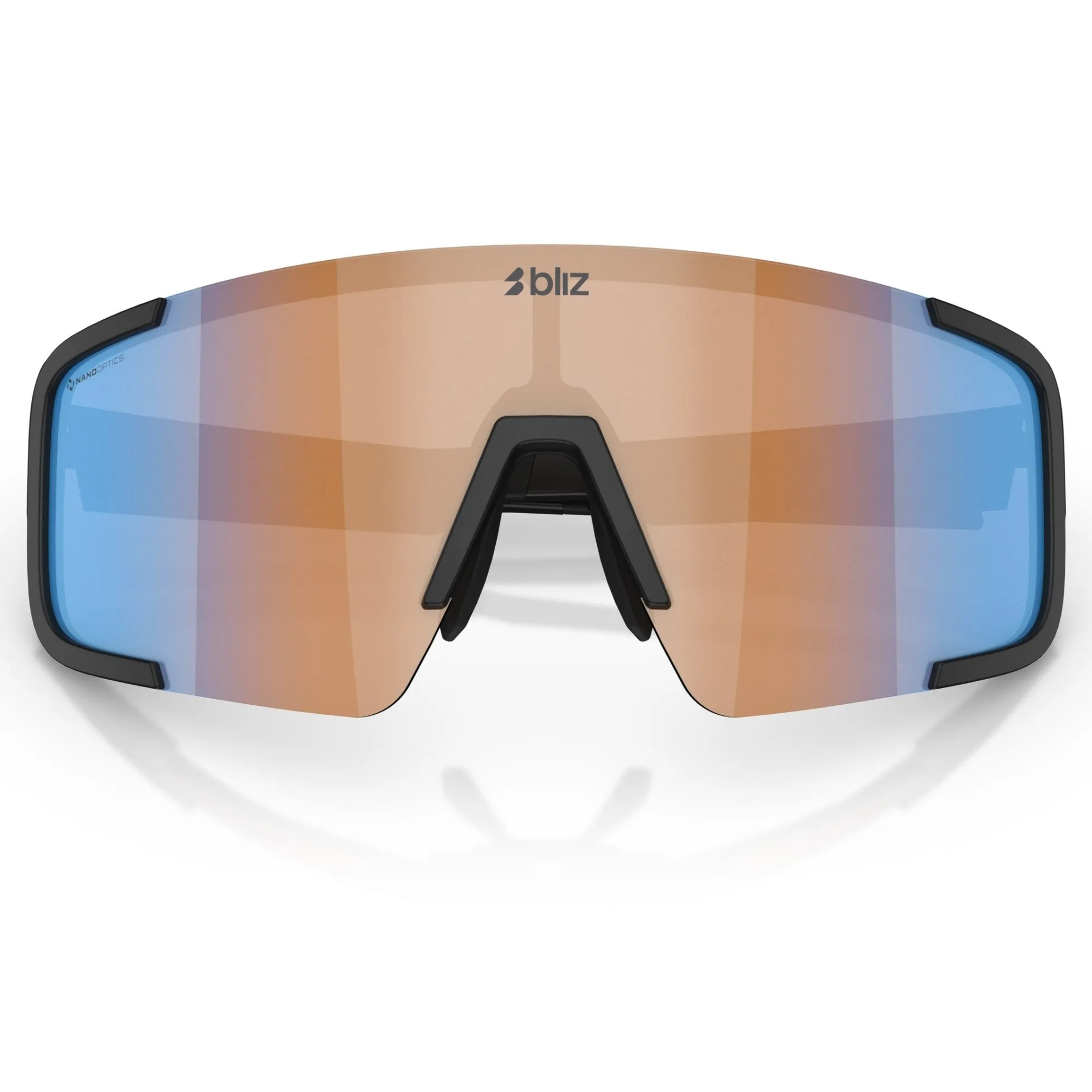 Occhiali Bliz P003 - Matte Black Coral-Orange Mirror